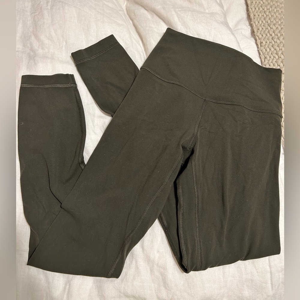 Olive Green Align Lululemon leggings